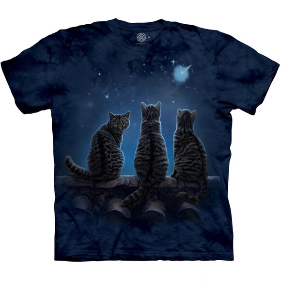 The Mountain wish upon a star Cat S t shirt Kittens Kitty  nwt - Picture 1 of 7